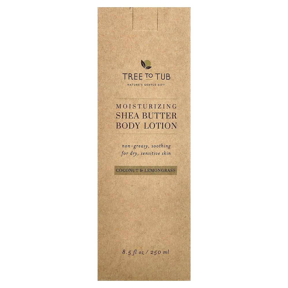 IHerb Feuchtigkeitsspendende Sheabutter Körperlotion Kokos & Zitronengras 250ml (8,5 fl oz)