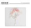 Crystal Bow Car Pendant: Fashionable Goddess Ornament for Car Interior