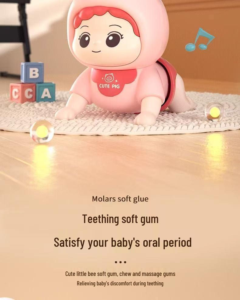 Infant Learning Toy for 0-1 Year Olds: Puzzle, Head-Up Training, Crawling Aid for 6-Month-Olds