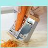 Modern Minimalist Multifunction Vegetable Grater With Six Sides For Kitchen Prep