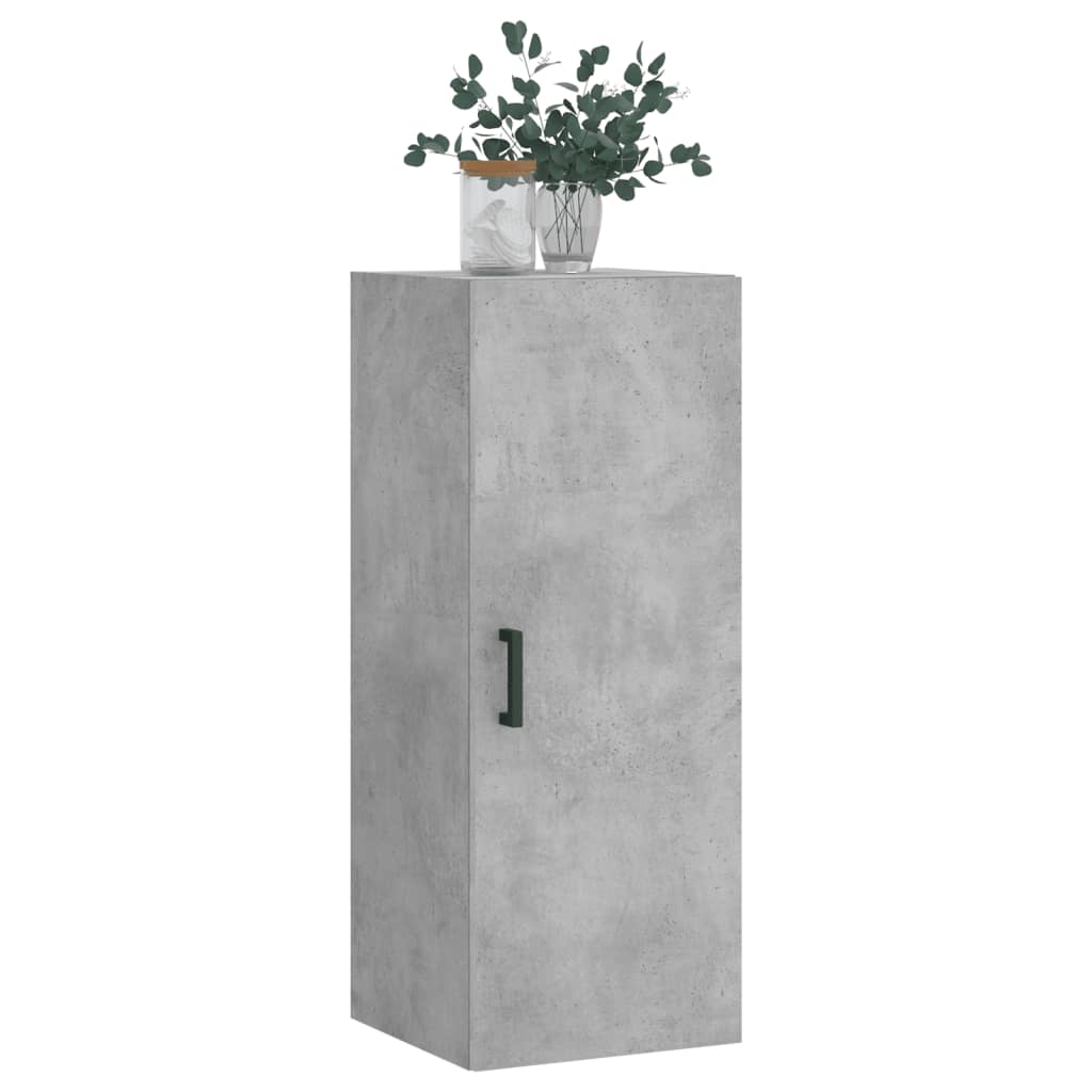 Wall Cabinet Concrete Grey 34.5 x 34 x 90 cm