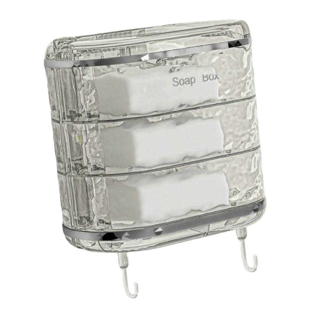 Soap Dish Strong Adhesive and Adjustment Tray Suction Cup Soap Holder for Home Decoration Essential in Kitchen or Bath