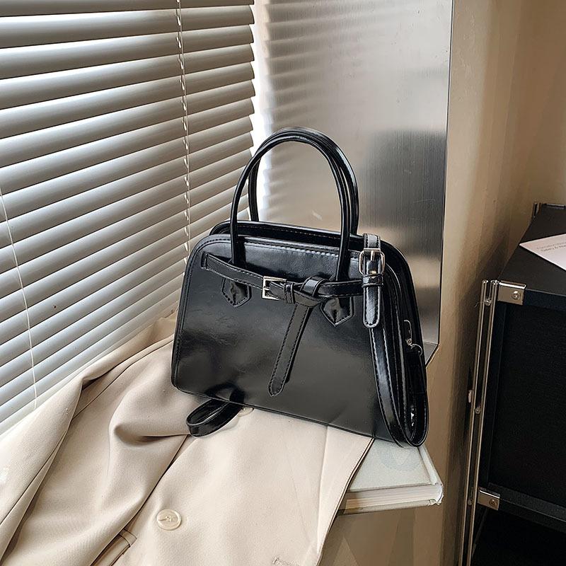 French niche texture handbag women's handbag 2025 new simple small square bag versatile shoulder crossbody bag