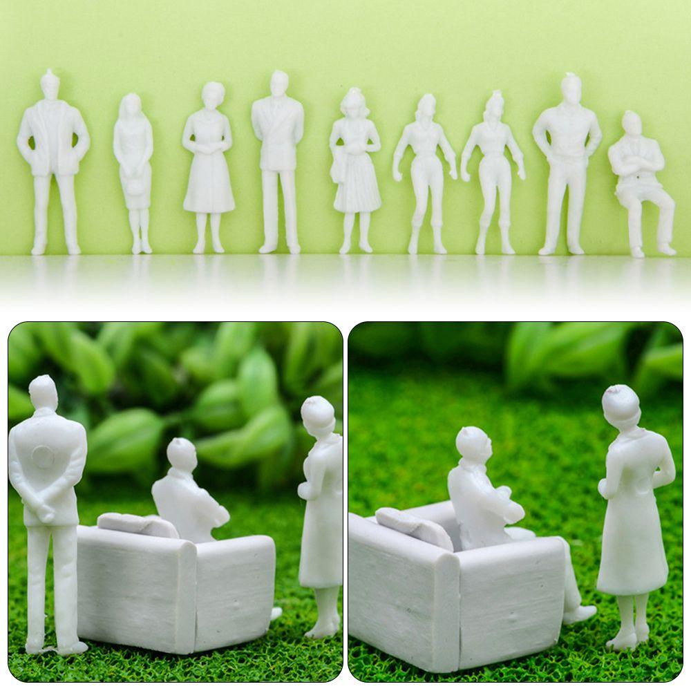 Human Scale Hnadmade White Miniature Figures Architectural Models People Figures Scale Model