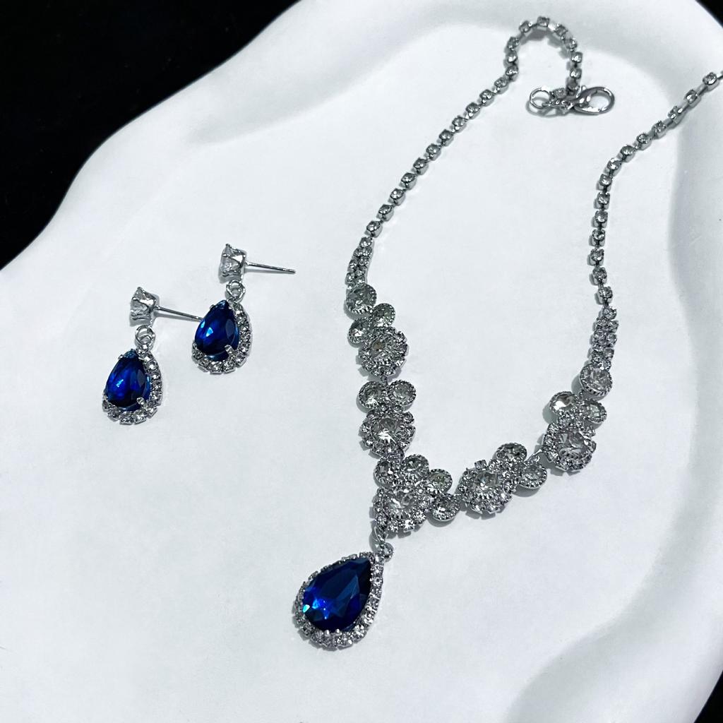 Wedding Women'S Necklace Earrings Set, Bridal Wedding Dress Necklace, Dinner Party Accessories