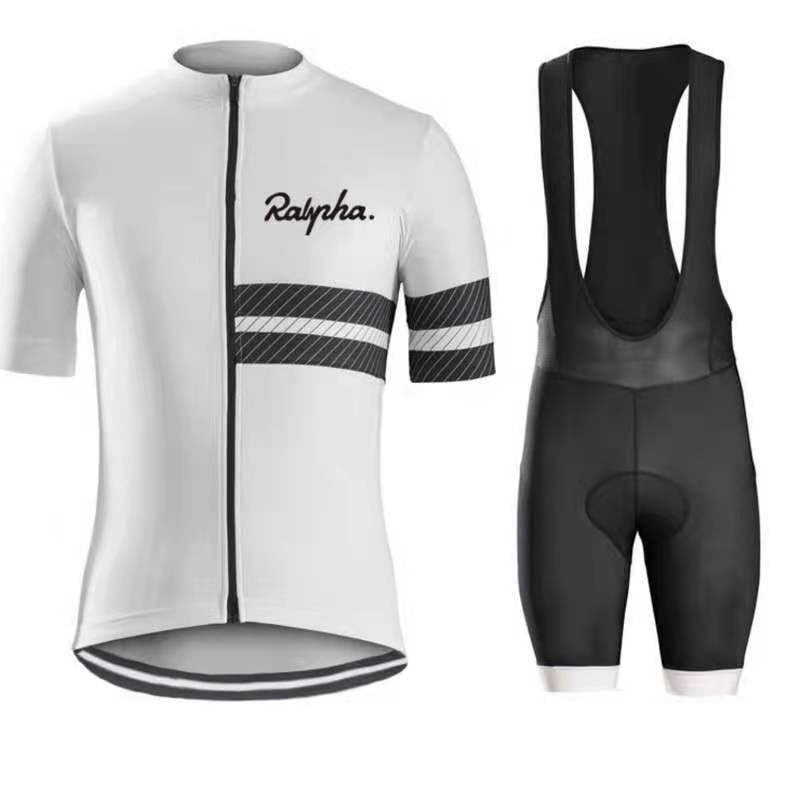 New Summer Men's and Women's Short-sleeved Cycling Clothes Road Cycling Clothes Strap Set