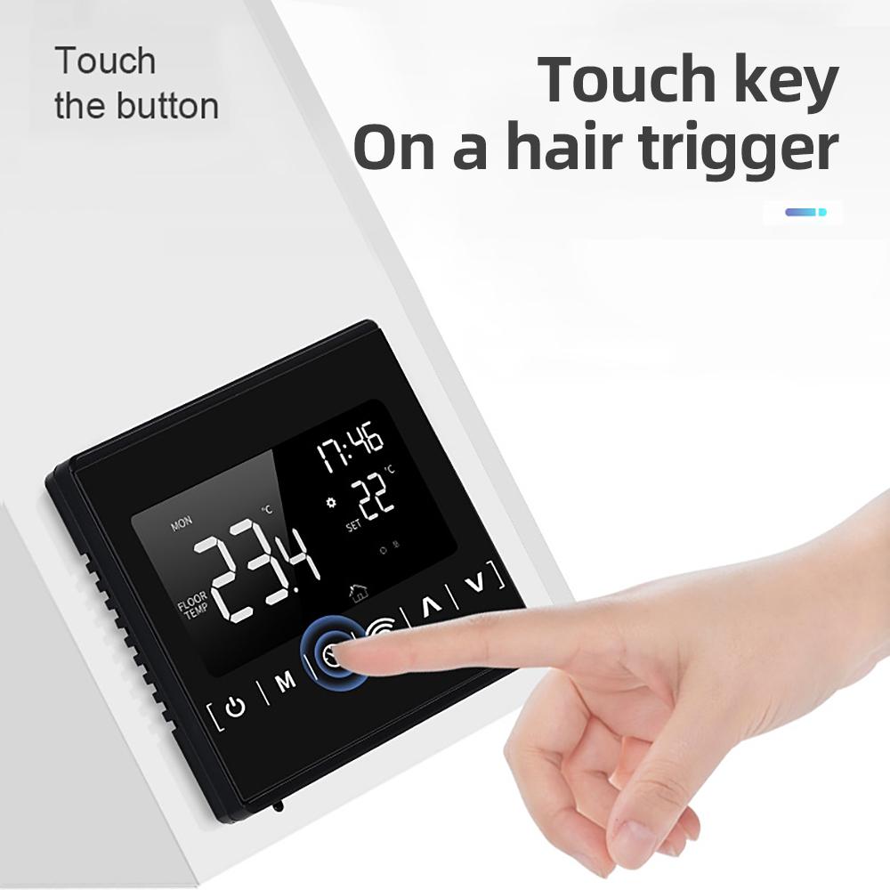 Smart WiFi Home Floor Heating Controller LED Touch Screen Digital Thermostat Electric Gas Boiler Floor Temperature Controller