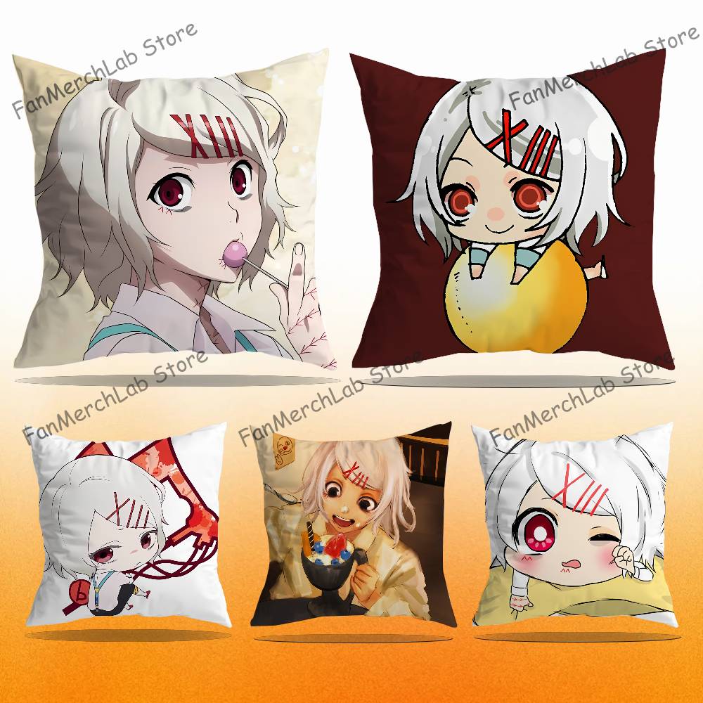JJuuzou Anime SSuzuyaS Kissen Für Schlafzimmer Auto Café Raum und Wohnzimmer Sofa Dekorative Kissenhülle Hülle