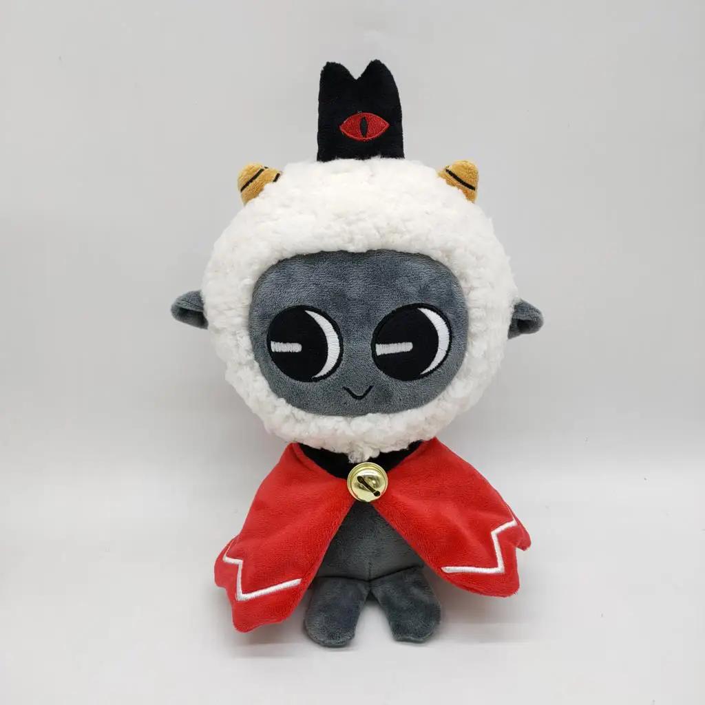 26cm Kawaii Lamb Plush Toys Cult of The Lamb Plush Doll Soft Stuffed Animal Sheep Plushes Game Doll Toys for Children Gifts