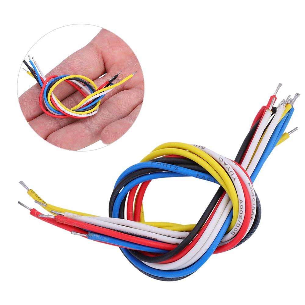 10PCS Plastic + Metal Guitar Circuit Wire 19cm Length Electric Guitar Wire For Electric Guitar
