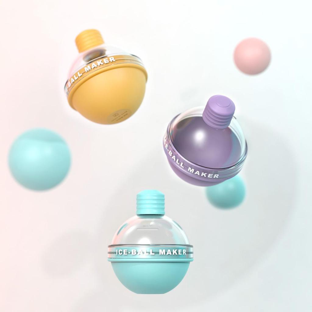 Silicone Round Ice Ball Mold Maker for Large Sphere Frozen Ice Cubes