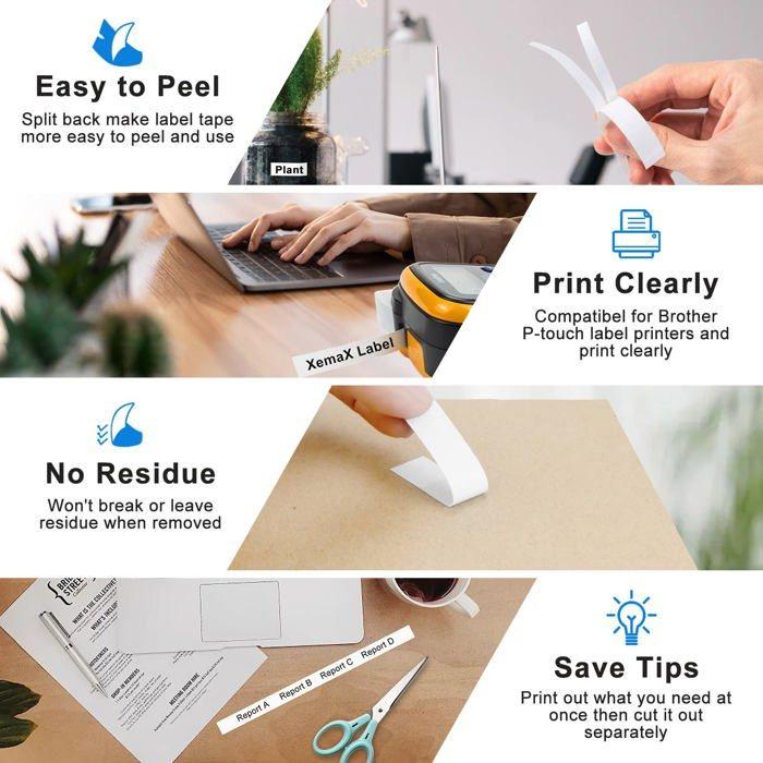 Ruban pour titreuse Xemax - Tze-21231-3