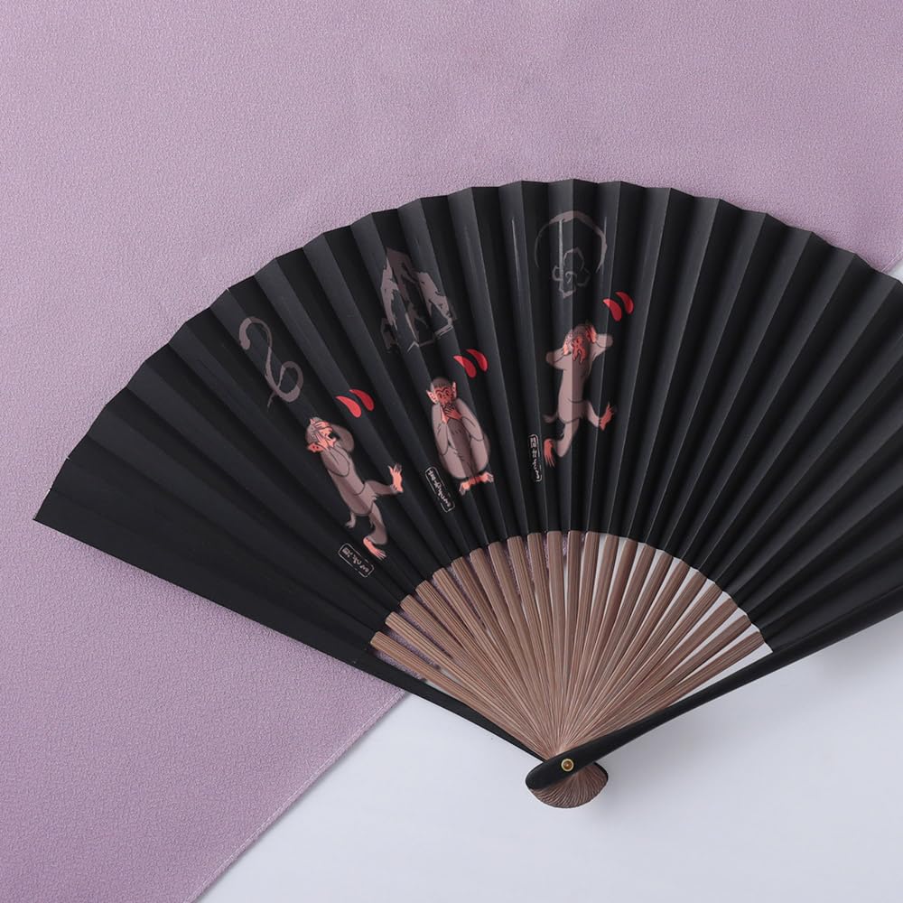Folding Fan for Made of for Japanese Japanese Clothing Boxed Wise [Osaka Choseido] Men, Paper, Stylish, Business, Style, Accessory, Festival, (Three
