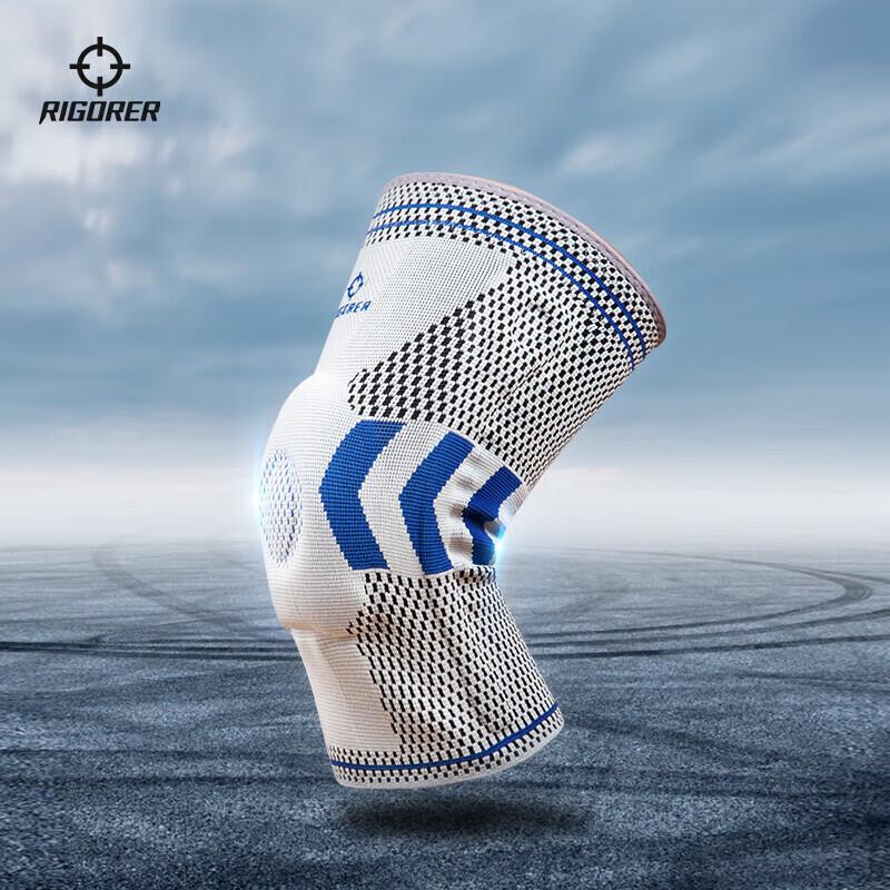 ZunZhe Men's Lightweight Strapless Sports Knee Brace (Single)