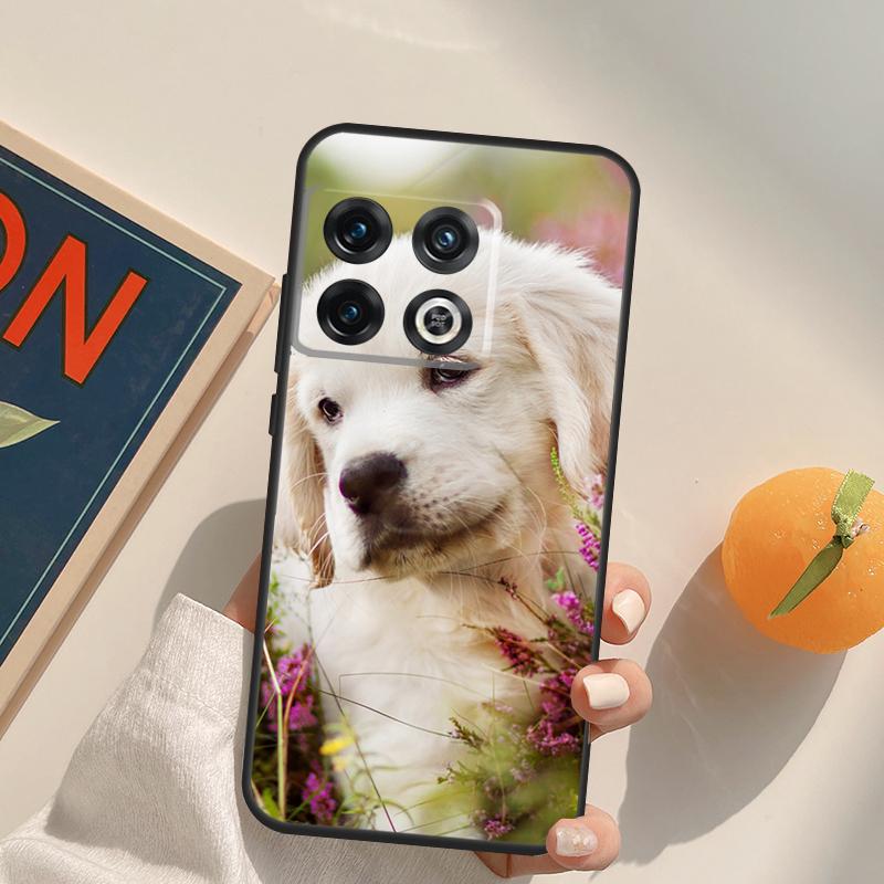 Goldener Retriever Hundehülle Für OnePlus 11 10 9 8 Pro 8T 9R 10T 9RT Ace Nord 2 2T CE N10 N100 N20 N200 Rückabdeckung