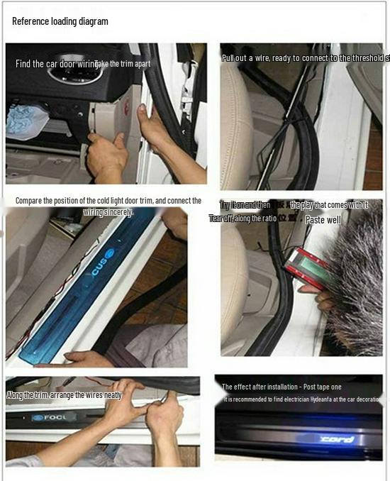 Otai Exterior Car Accessories for Peugeot 307: Handle Bowl, Sill Strip, Fuel Tank Cap, Rear Guard, Mirror Cover.
