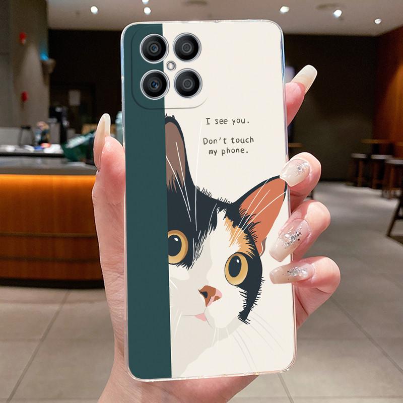 Casing For Honor X8 4G TFY-LX2 Back Cover Honor X8 5G VNE-N41 Case Luxury Dragon Cute Cool Boys Girls Soft silicone Phone Case