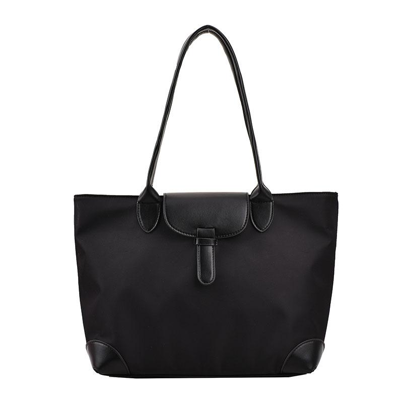 Large Capacity Fashion Tote Bag Simple Oxford Cloth Women's Bag 2025 New Versatile Casual Texture Shoulder Bag
