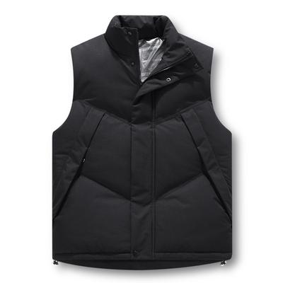 Autumn and Winter Collar New Tooling Warm Thick Vest Men Loose Graphene Heating Down Cotton