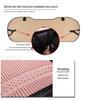 Breathable Ice Silk Car Seat Cushion - Universal, Non-Slip, Cute Solid Color, Suitable for All Seasons