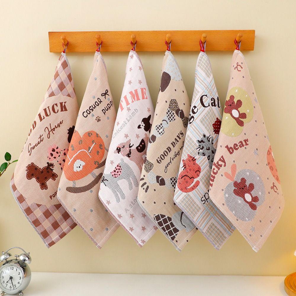 4 Layer Cotton Gauze Large Hand Towel 34x40cm Pure Cotton Dish Cloth New Tea Towel  Home Restaurant