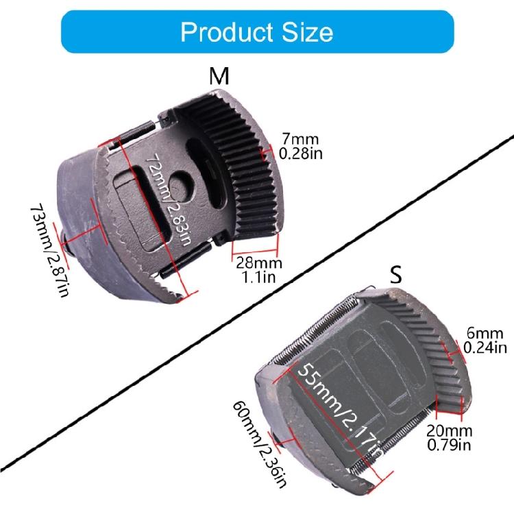 60-80mm/80-105mm Adjustable 2 Claw Filter Wrench Oil Filter Remover Replacement and Disassembly Tool Steel Removal Tool