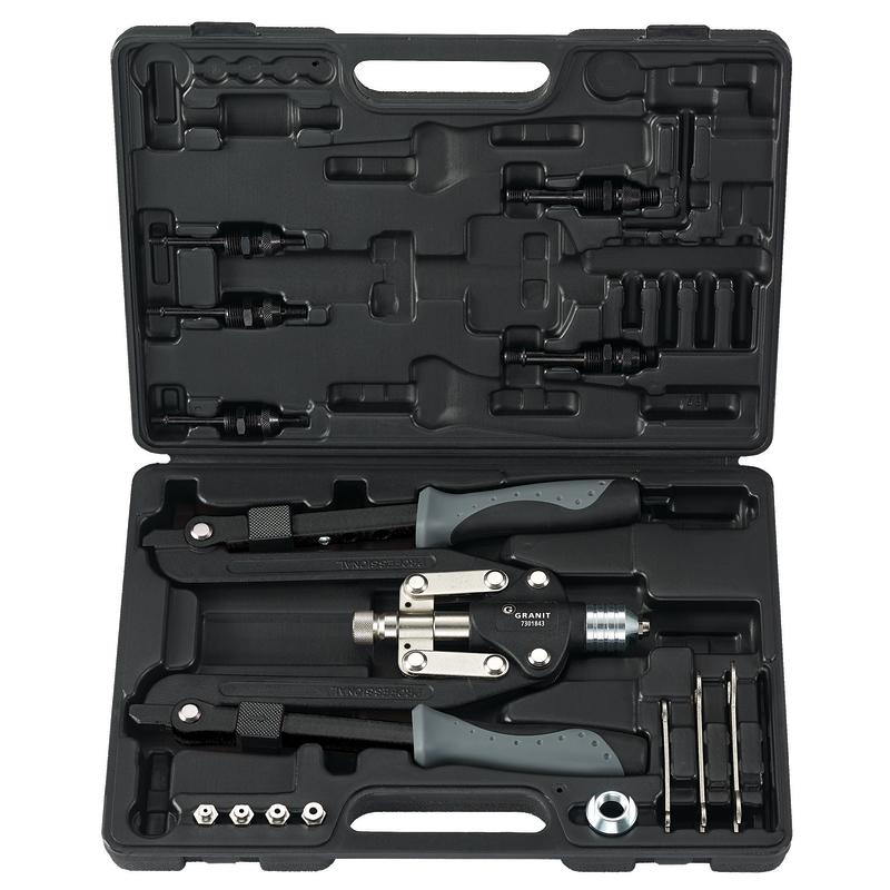 Set of Professional Riveting Pliers