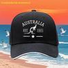Australien Känguru Est 1901 Baseballkappe Vintage Grafik Polyester Verstellbar Lässig Unisex Erwachsenenmütze