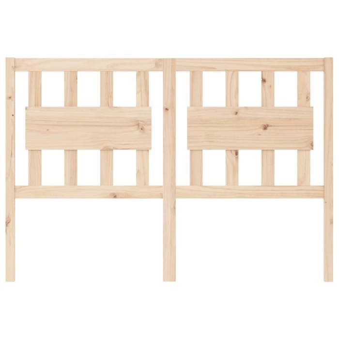 VidaXL Headboard 140.5x4x100 Cm Solid Pine Wood 818565