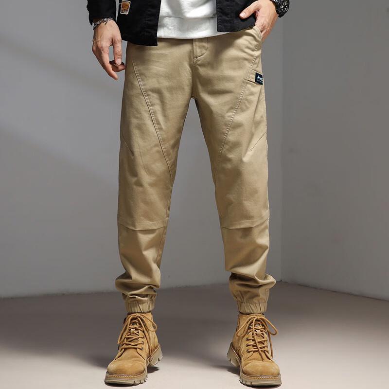 JEEP SPIRIT Men's Autumn/Winter Cargo Jogger Pants