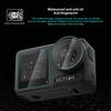 For DJI Osmo Action 4 PULUZ 3-in-1 Lens Front and Back Screen Tempered Glass Explosion-proof Film (Transparent)