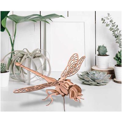 [Q9213] - 3D Cardboard Figurine 'Dragonfly' - 30x30 Boards. 5cm