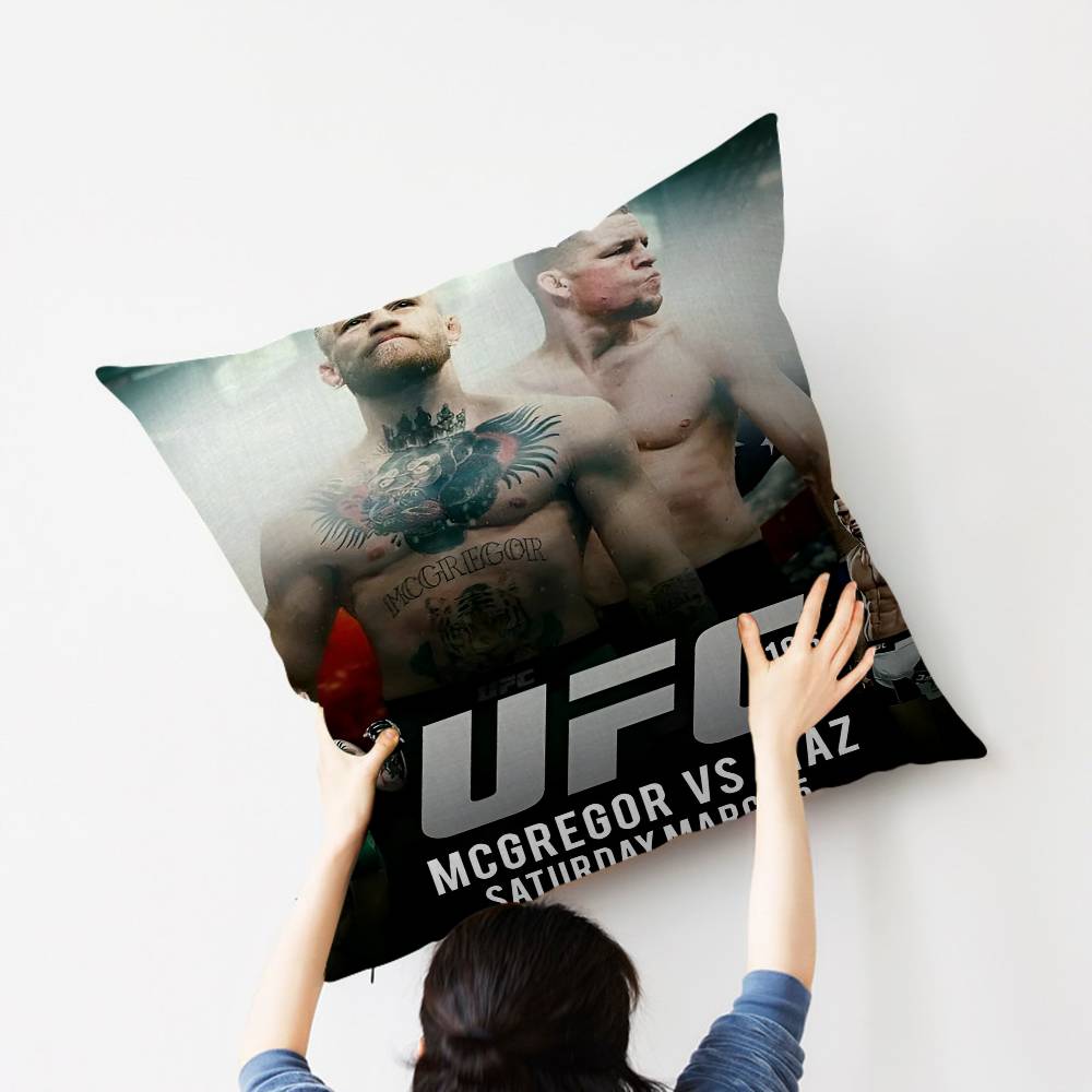 Boxing Conor McGregor Professional Boxers Pillowcase toon Gift Cushion Cover Bedroom Home Sofa Chair Seat Decor pillow case