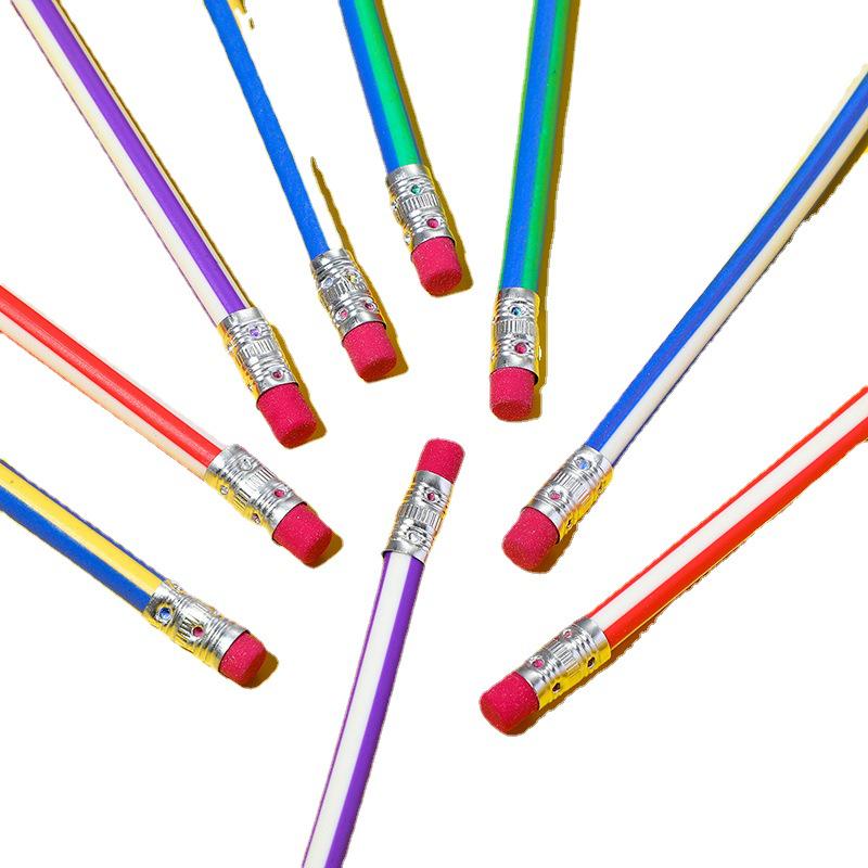 Bendable Soft Lead Pencils for Kids - Cute, Deformable, Unbreakable, Perfect for Elementary Students