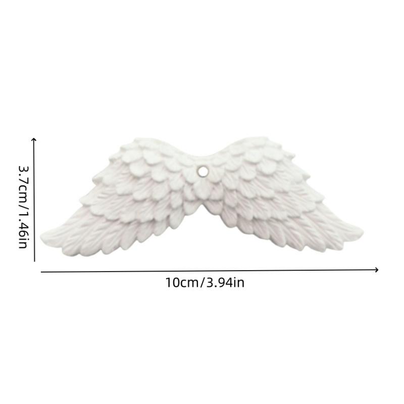 1pcAngel Wings Car Air Freshener Hanging Decoration Bathroom Bedroom Wardrobe Aroma Plaster Pendant Diffuser Stone Wedding Gift