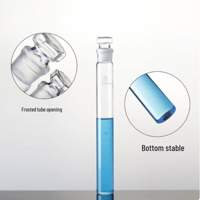 Glass Plugged Colorimetric Tube