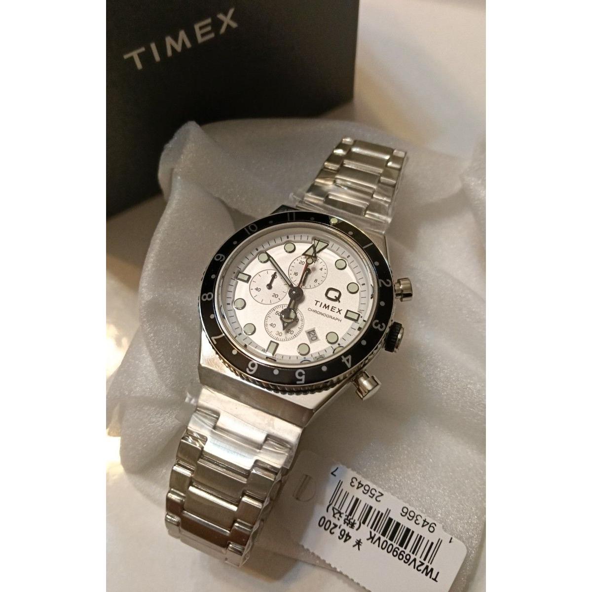 TIMEX Q GMT Chronograph Timex Q GMT Chronograph TW2V69900 White White