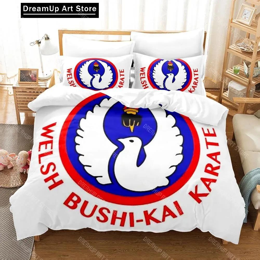 3D Print Kyokushin Karate Bedding Set Boys Girls Twin Queen Size Duvet Cover Pillowcase Bed Kids Adult Home Textileextile