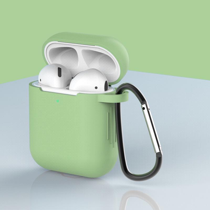 Silicone Protective Cover for Apple AirPods 1/2 - Universal Wireless Earphone Case