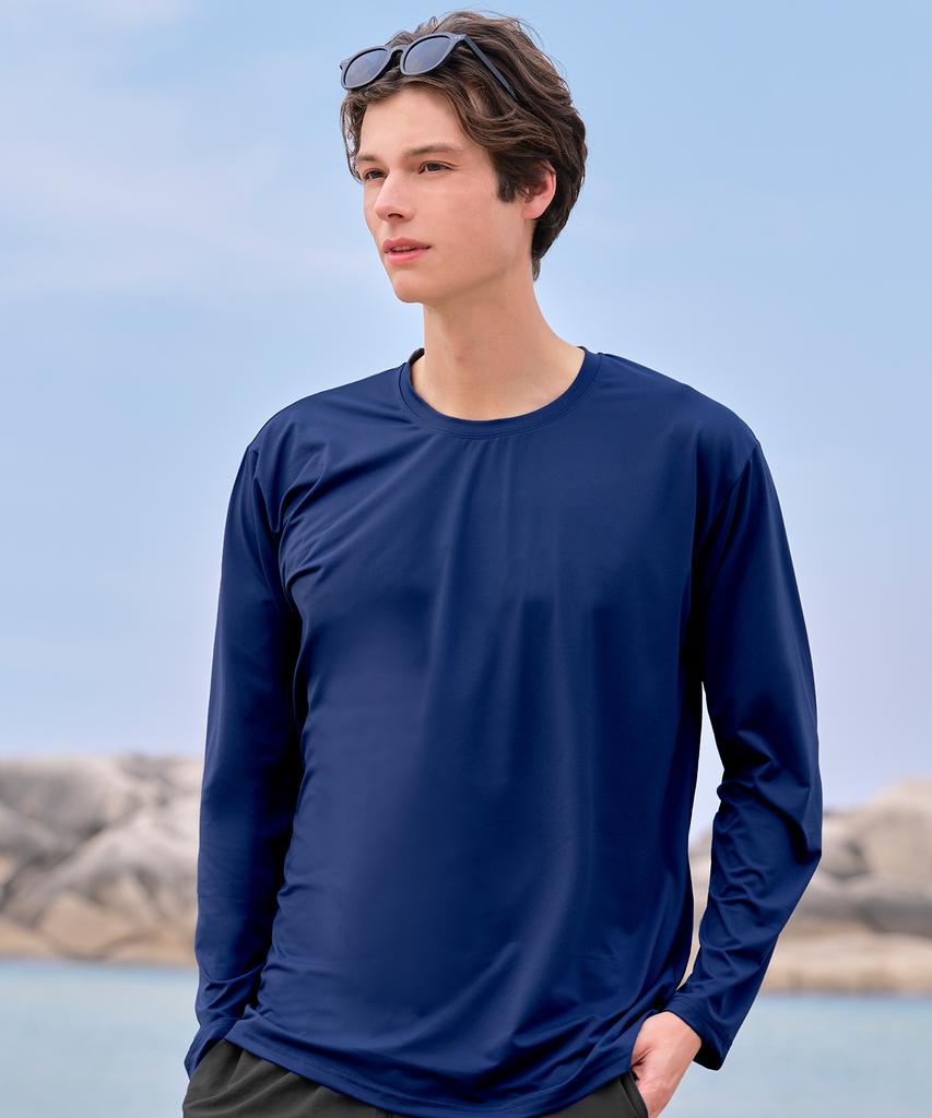 Beullaegmonseuteopis All Day Rash Guard Plain Long Sleeve T-Shirt (6 Colors) / Bm230721 (A Type)