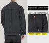 Men's Japanese Style Multi-Pocket Denim Jacket - Trendy Loose Fit for Spring & Autumn