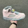 Men Women Basketball Shoes Low Top Synthetic Leather Breathable Outdoor Court Sneakers AJ5 Style