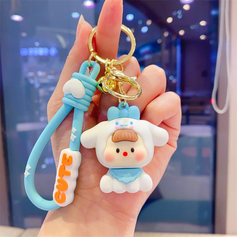 Keychain Couple Schoolbag Pendant Cute Bag Keychain Pendant Small Gift