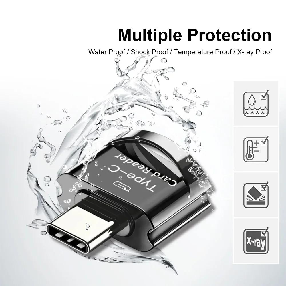 Type C To Micro-SD TF Adapter OTG Smart Memory Card Reader USB3.0 Flash Drive Micro USB To Micro-SD Adapter For Xiaomi Samsung