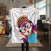 Dr. Slump  Print Flannel Blanket, High quality Comfortable for All Seasons, Home Decor, Warmth and Comfort
