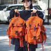 Mochila Táctica Estilo Techwear para Camping al Aire Libre Viajes Hombres Mujeres Multifunción Impermeable Motocicleta Portátil Escolar