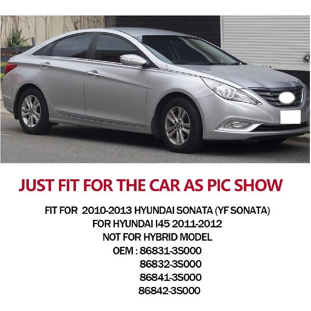 Car Mud Flaps, Compatible with Hyundai Sonata YF I45 2010 2011 2012 2013 Fender Mud Guard Flap Mudguards 86831 3S000 YC101046