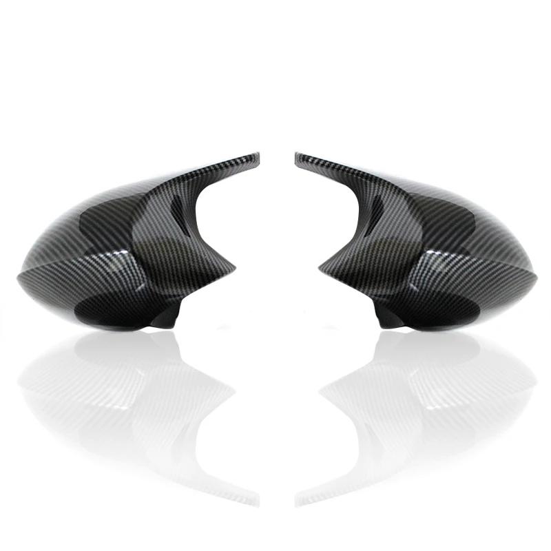E90 E91 Black M3 Style Cover E81 E82 E87 E88 for BMW 1 3 Series E92 E93 Carbon Fiber M Look Rear Mirror Cap Car Accessories