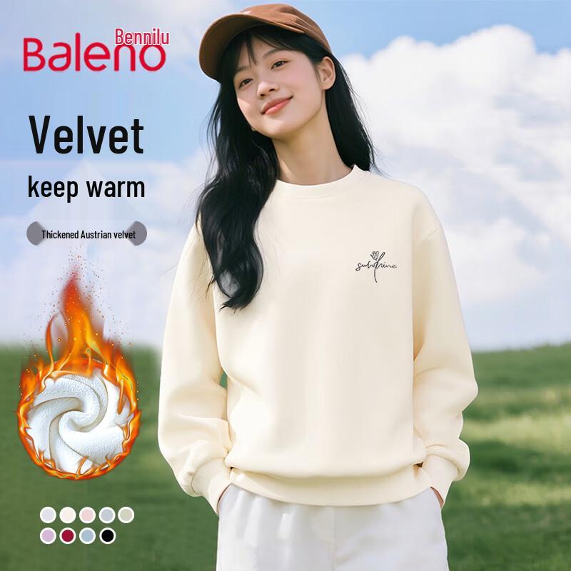Baleno Women s Fleece Lined Round Neck Sweatshirt 2XL