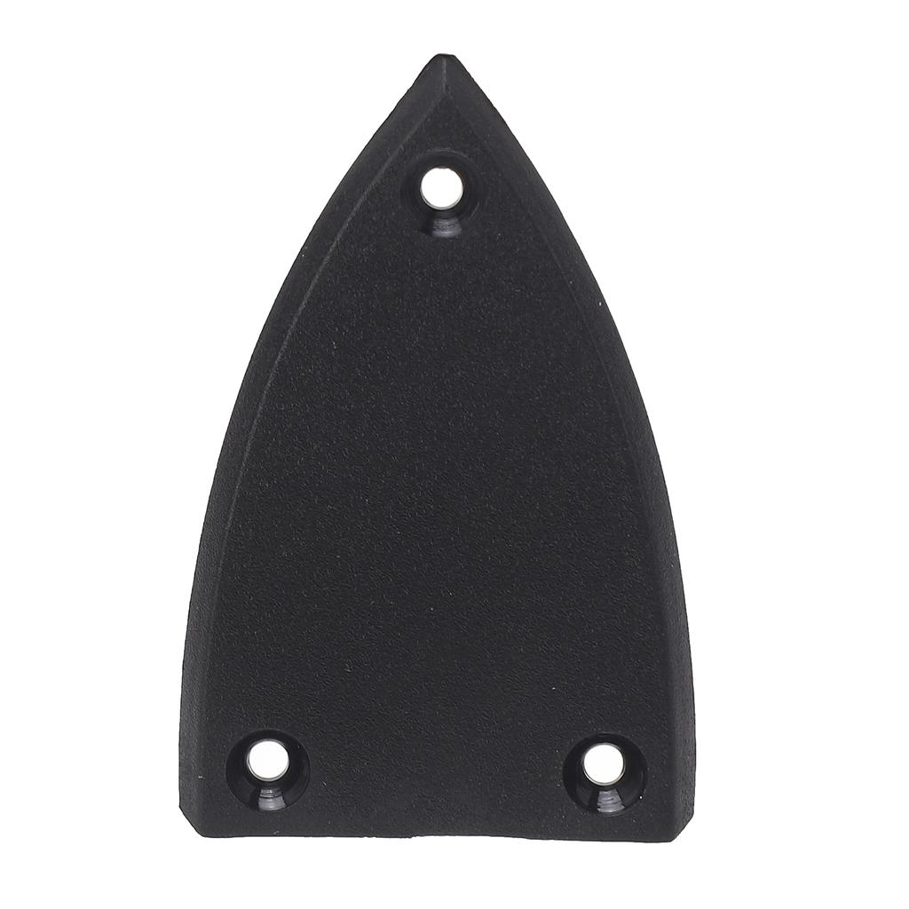 Copertura Truss Rod Triangolare 3 Fori Plastica per Basso Chitarra Acustica Elettrica Parti di Ricambio Nera